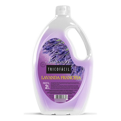 Sabonete Liquido 2l Tricofacil Lavanda Francesa em Oferta na Shopee