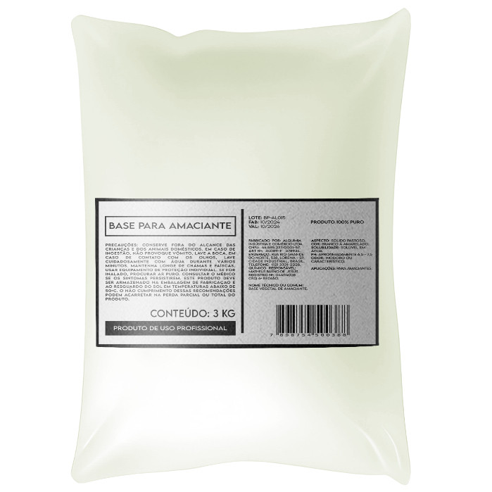 Base Para Fazer Amaciante de Roupas Super Concentrada - 3 Kg Rende até 120 Litros