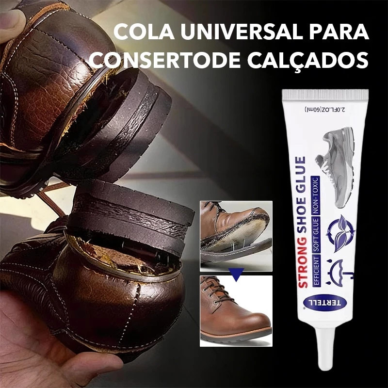 Imagem KIT 1/2/3 Cola Calçados Cola Pra Conserto De Sapatos Cola Para Conserto De Sapatos Resistente A Altas Temperaturas