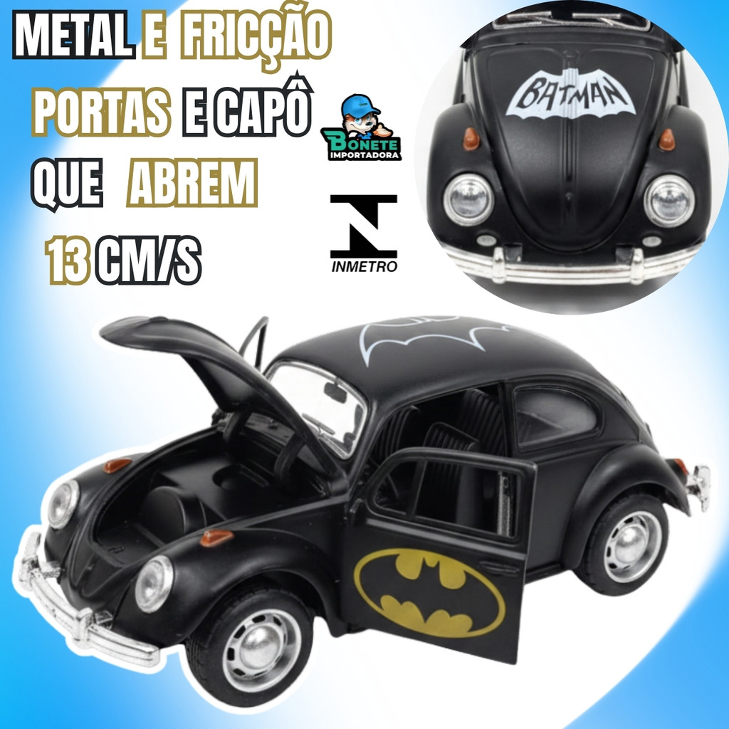 Carrinho Fusca Metal e Fricção 13cm | Brinquedo Infantil e Coleção em Oferta na Shopee