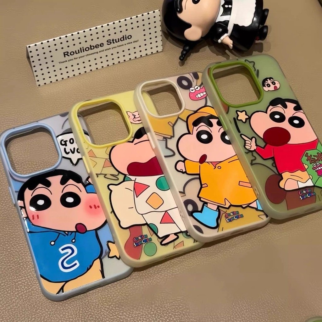 Crayon Kid Marcon Cores Jelly Case Para Samsung A17 A07 A26 A06 A16 A35 A54 A05S A05 A15 A14 A13 A52 A04S A03S A04E A03
