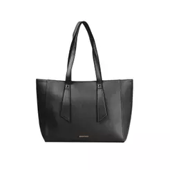Bolsa Feminina Grande Tote Com Alça Alongada Preta