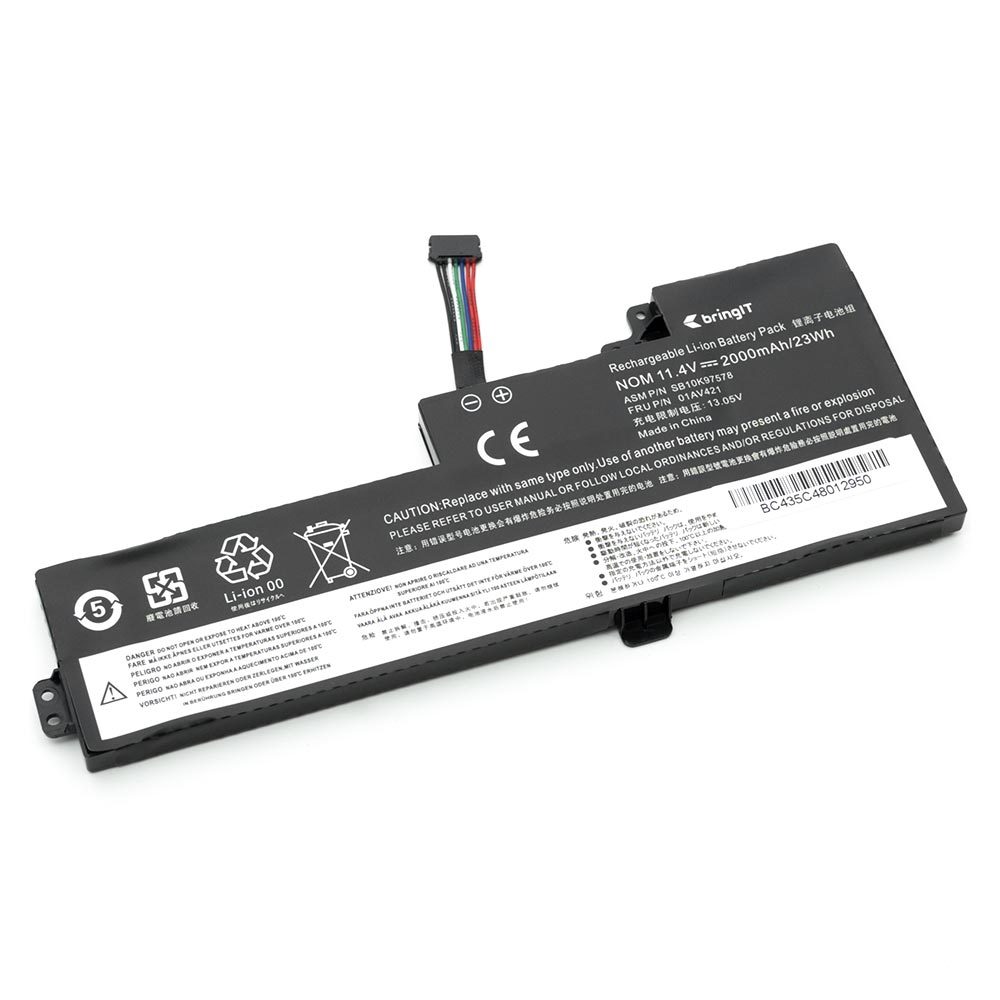 Bateria para Notebook Lenovo Thinkpad T480 (20HE) | 2000 mAh 11.4 V em Oferta na Shopee