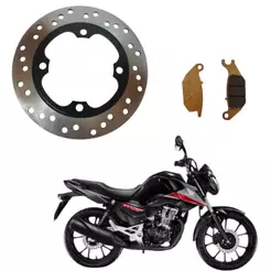 Disco e Pastilhas Honda Titan 160 2025 a 2026 Traseira Pronta entrega