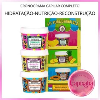 Kit Feira Cronolola Bemdita Ghee 100g Nutrição Hidratação e Reconstrução - Lola Cosmetics em Oferta na Shopee