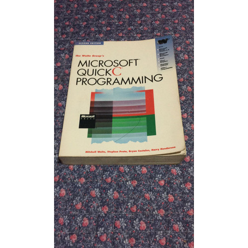 The Waite Group's Microsoft QuickC Programming (em INGLÊS)
