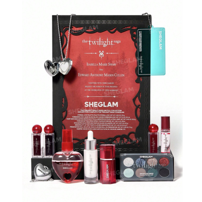Sheglam Kit Box Completo de Maquiagem A Saga Crepúsculo (The Twilight Saga)