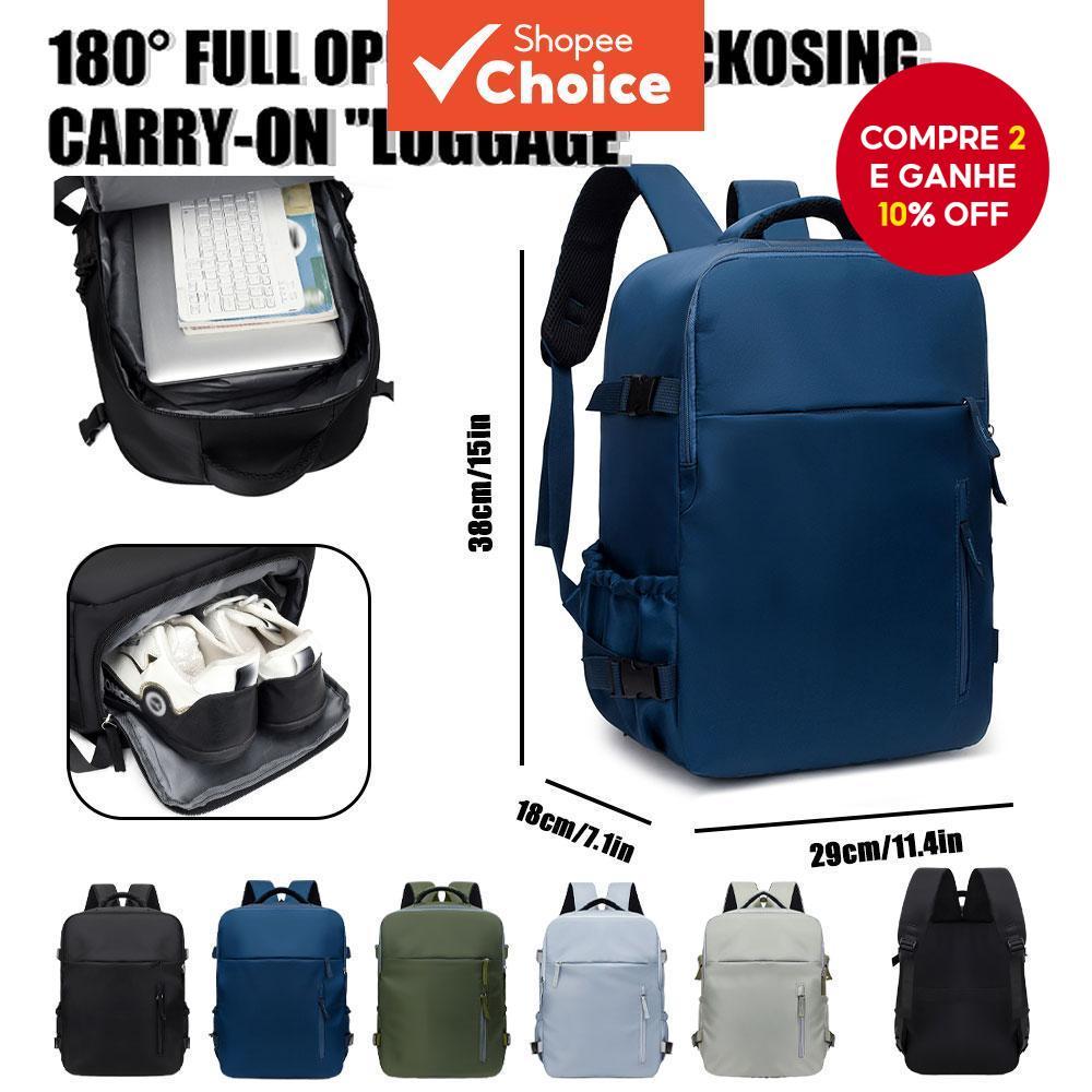 Expansível, bagagem masculina, grande capacidade, estudantes, viagem de negócios feminina, bolsa para computador,