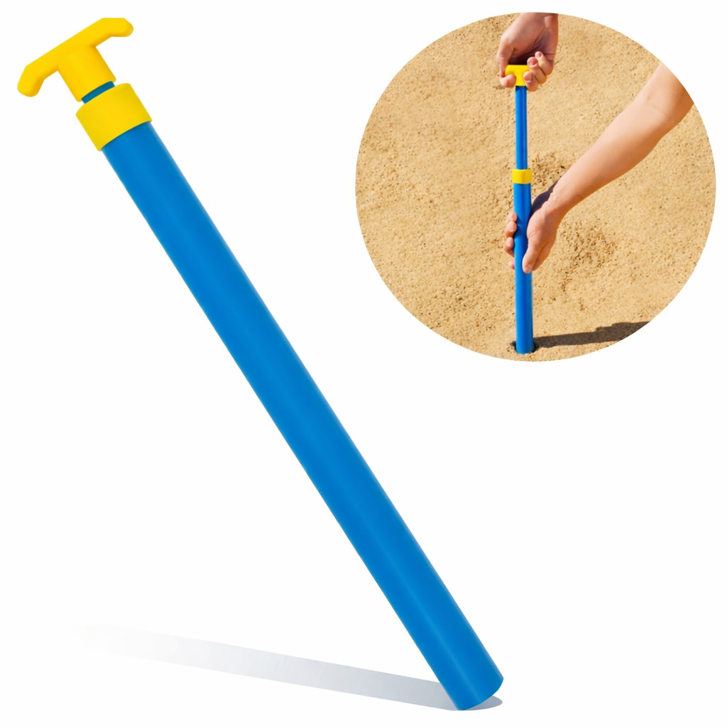 Furador De Pressão Saca Areia Guarda-sol Praia Sugador Areia Mor em Oferta na Shopee