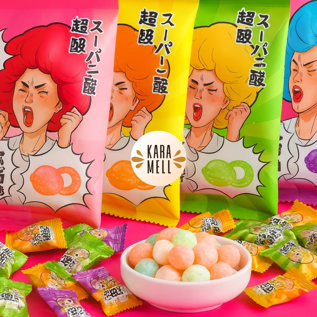 Kit Box Surpresa Karamell Exóticos Importados + BRINDE Doces Snacks Balas Orientais Coreanos Japão — imagem 2 de 2