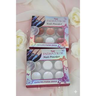 TPó Cromado para Unhas Com 6 UNID - Fada Color - Perolado em Oferta na Shopee