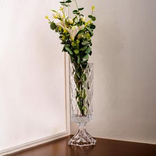 Vaso Lyor Deli Diamond de Cristal 12,5cm x 41cm em Oferta na Shopee