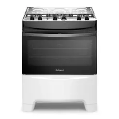 Fogão 5 Bocas Continental Branco Automático com TOPLimpaFácil (FC5IB) Premium