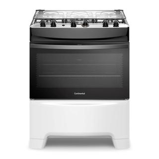 Fogão 5 Bocas Continental Branco Automático com TOPLimpaFácil (FC5IB) Premium