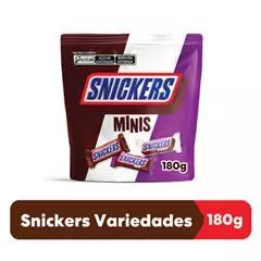 Chocolate Snickers Variedades Minis 180g