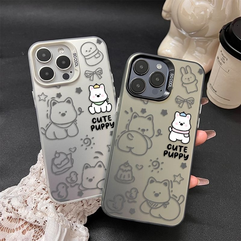 Capinha Capa Para Redmi poco x7 x6 x5 F6 pro 12 13 14 note 14 13 12 pro 4G/5G A2 3 9A 10C cachorrinho TPU anti-impacto