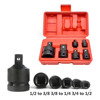 Kit 6 Adaptador De Soquete Macho Fêmea 1/2 3/4 Profissional em Oferta na Shopee