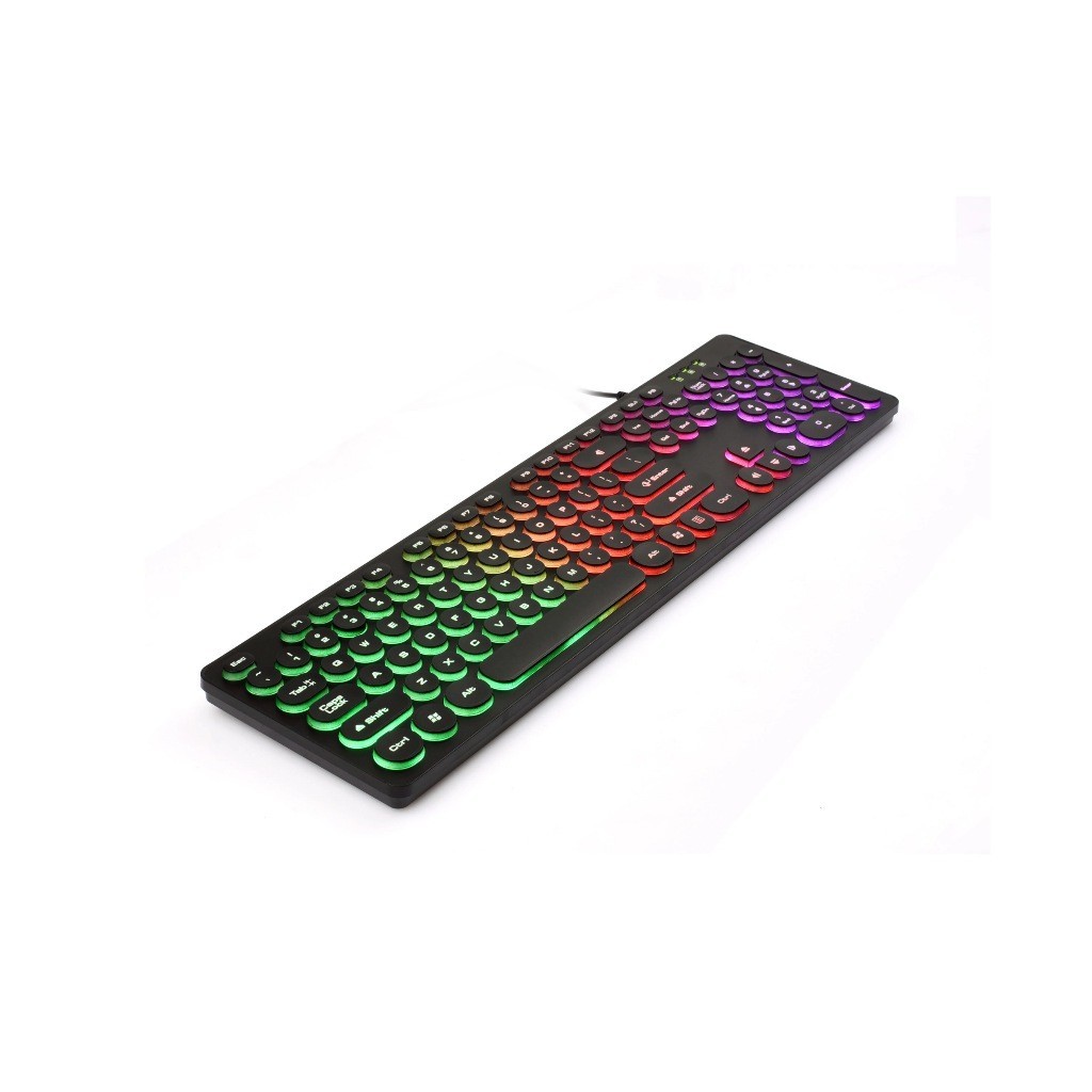Teclado gamer Knup QWERTY português Brasil cor preto com luz RGB KP-2059 · foto 2