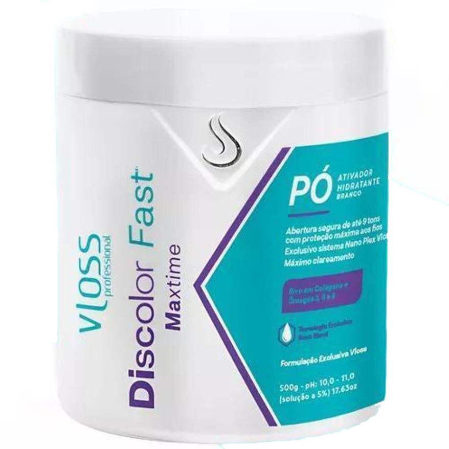 Vloss Pó Descolorante Fast BRANCO 500gr