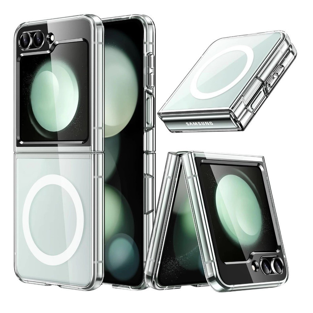 Capa Magsafe Capinha Hybrid Antishock Para Samsung Galaxy Z Flip 6 / Z Flip 5