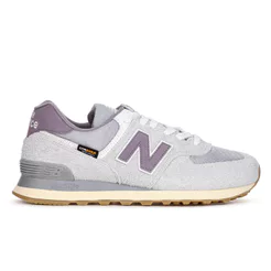 Tênis New Balance 574 Cinza e Roxo - Feminino