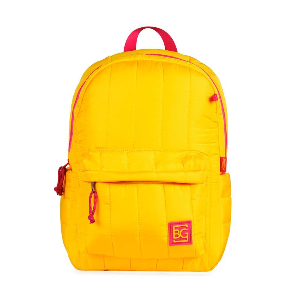 Mochila Média Puff Oficial BBB 26 Bagaggio Amarela