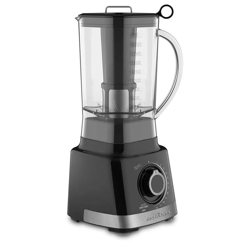 Liquidificador 1200w BLQ1300P Turbo Britânia - Preto. · foto 2