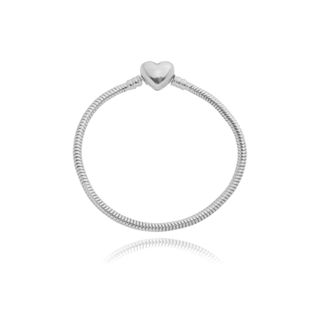 Pulseira Para Berloque Fecho Coração Em Aço Inoxidável em Oferta na Shopee