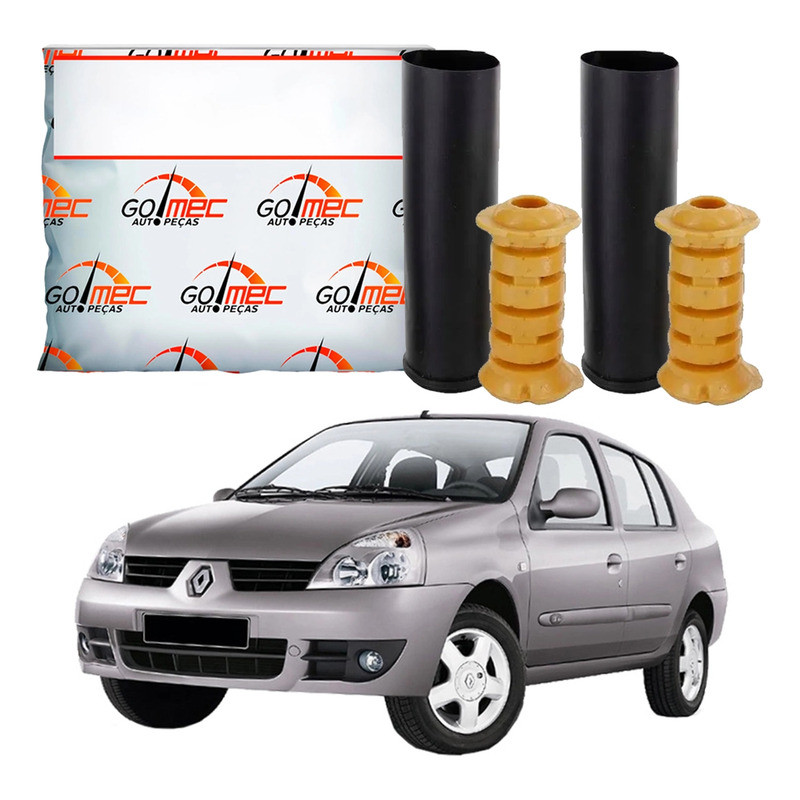 Kit Batente Traseiro Clio Sedan 1.0 1.6 2003 A 2009