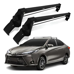 Rack De Teto Yaris Toyota Sedan 2020 21 22 23 24 2025 - Preto