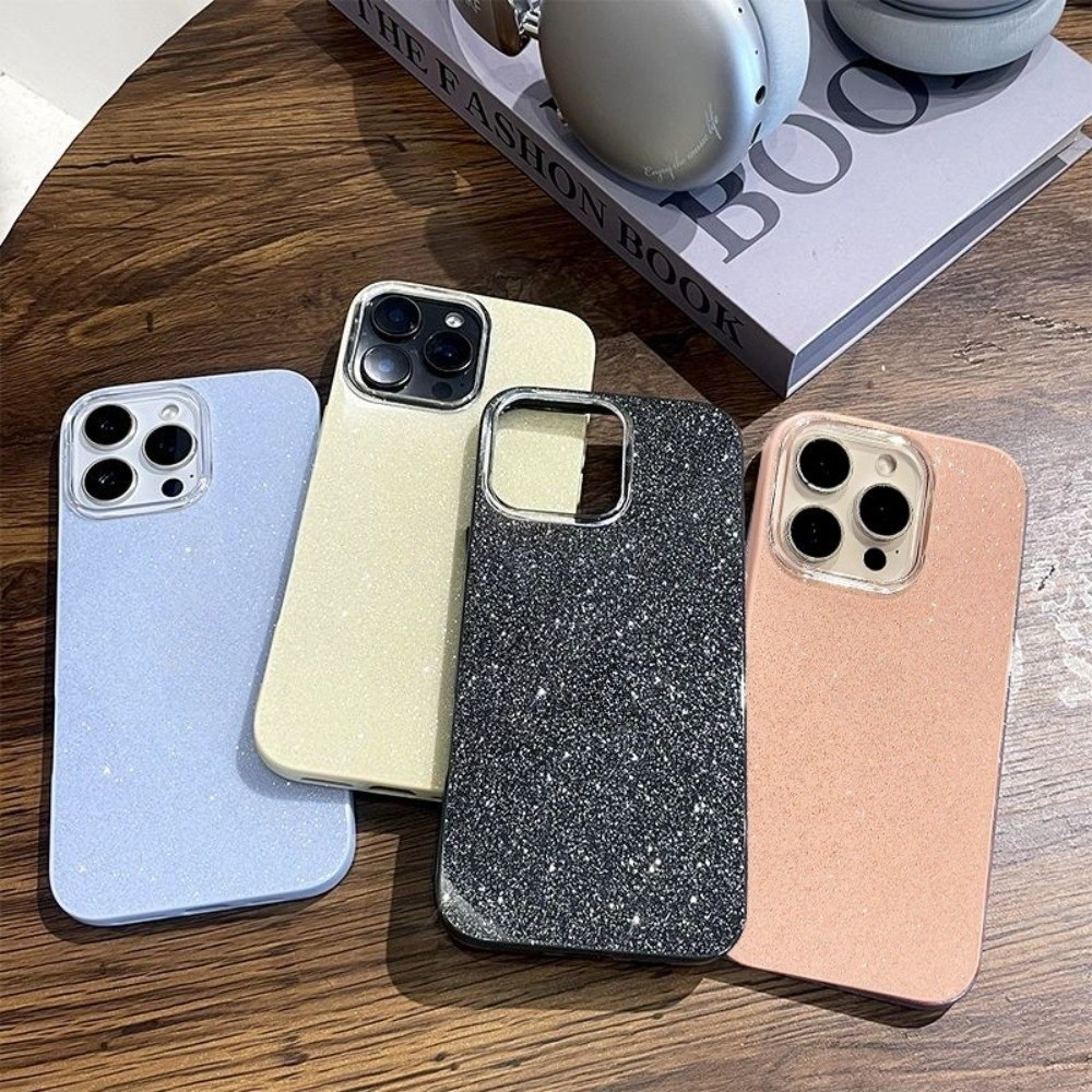 Capa Para Samsung A17 A07 A06 A15 A16 A14 A13 A12 A32 A56 A36 A55 A54 A23 S26 S25 Luxo Glitter Em Pó De Telefone