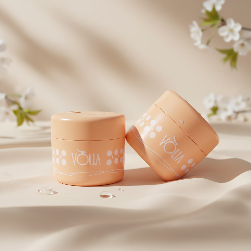 Pote Vòlia Eco Laranja 30 g – Refilável e Prático para Cosméticos