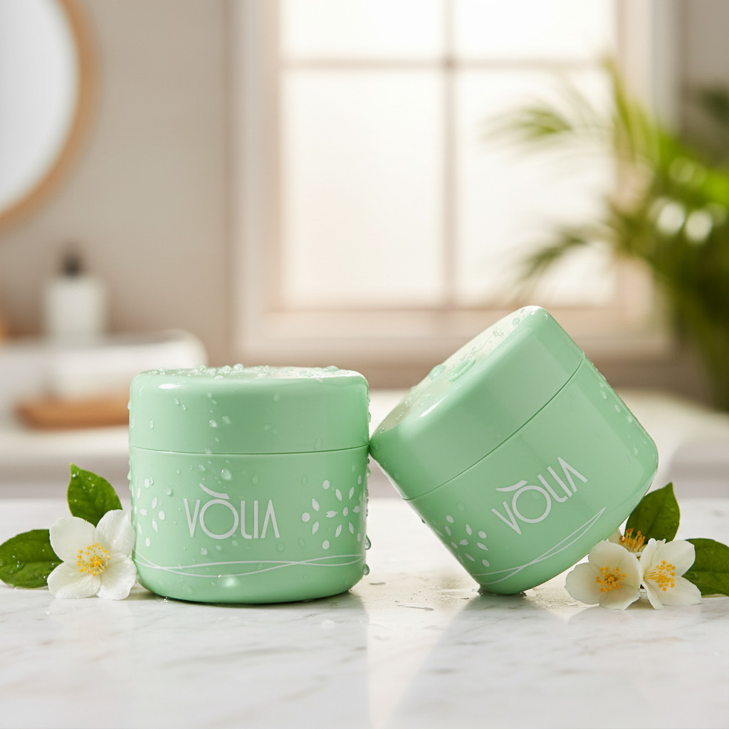 Pote Vòlia Eco Verde 30 g – Refilável e Prático para Cosméticos