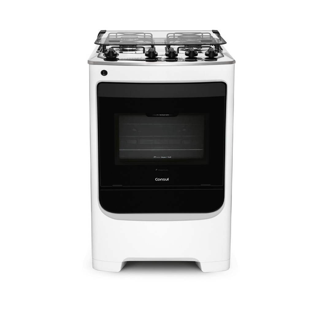 Fogão Consul 4 Bocas Branco com Acendimento Automático Bivolt em Oferta na Shopee