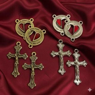 Entremeio Terço Do Casal Acessório Para Terço Entremeio e Crucifixo em Oferta na Shopee