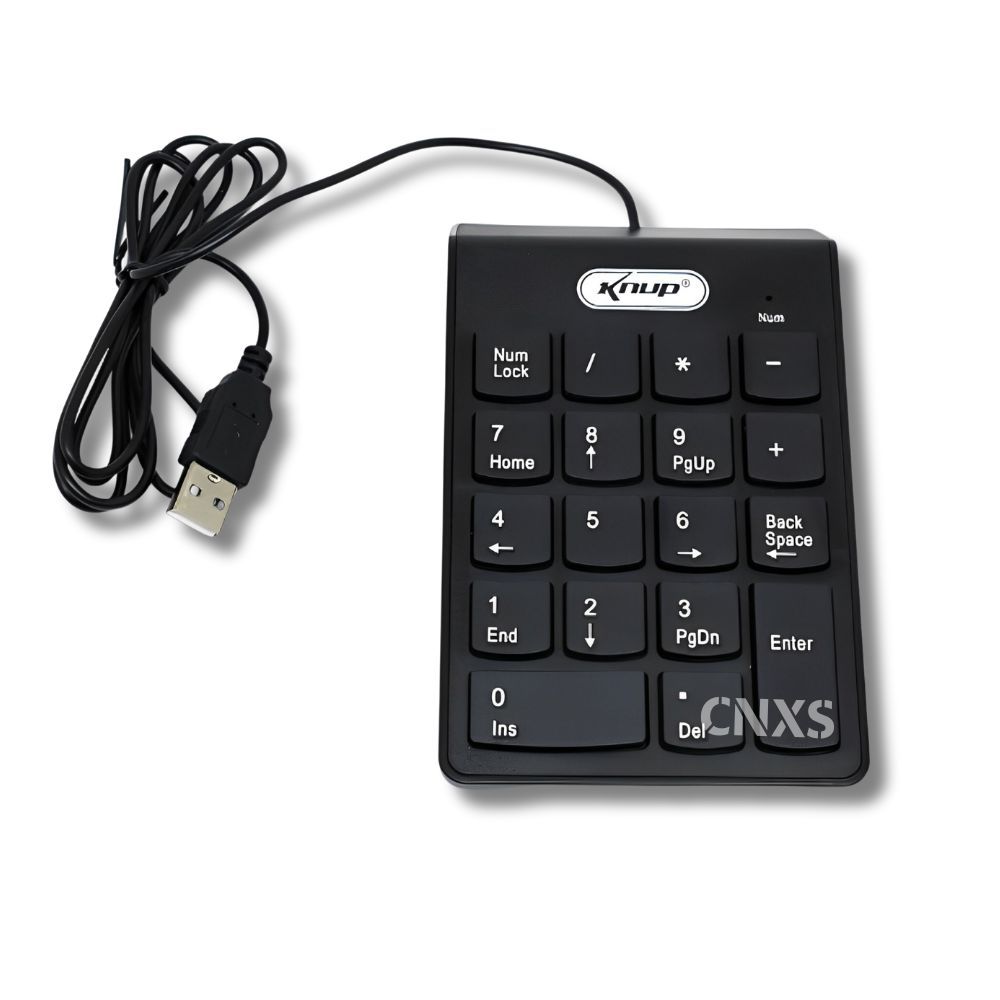 Teclado Numérico USB Cabo 1.2m 18 Teclas