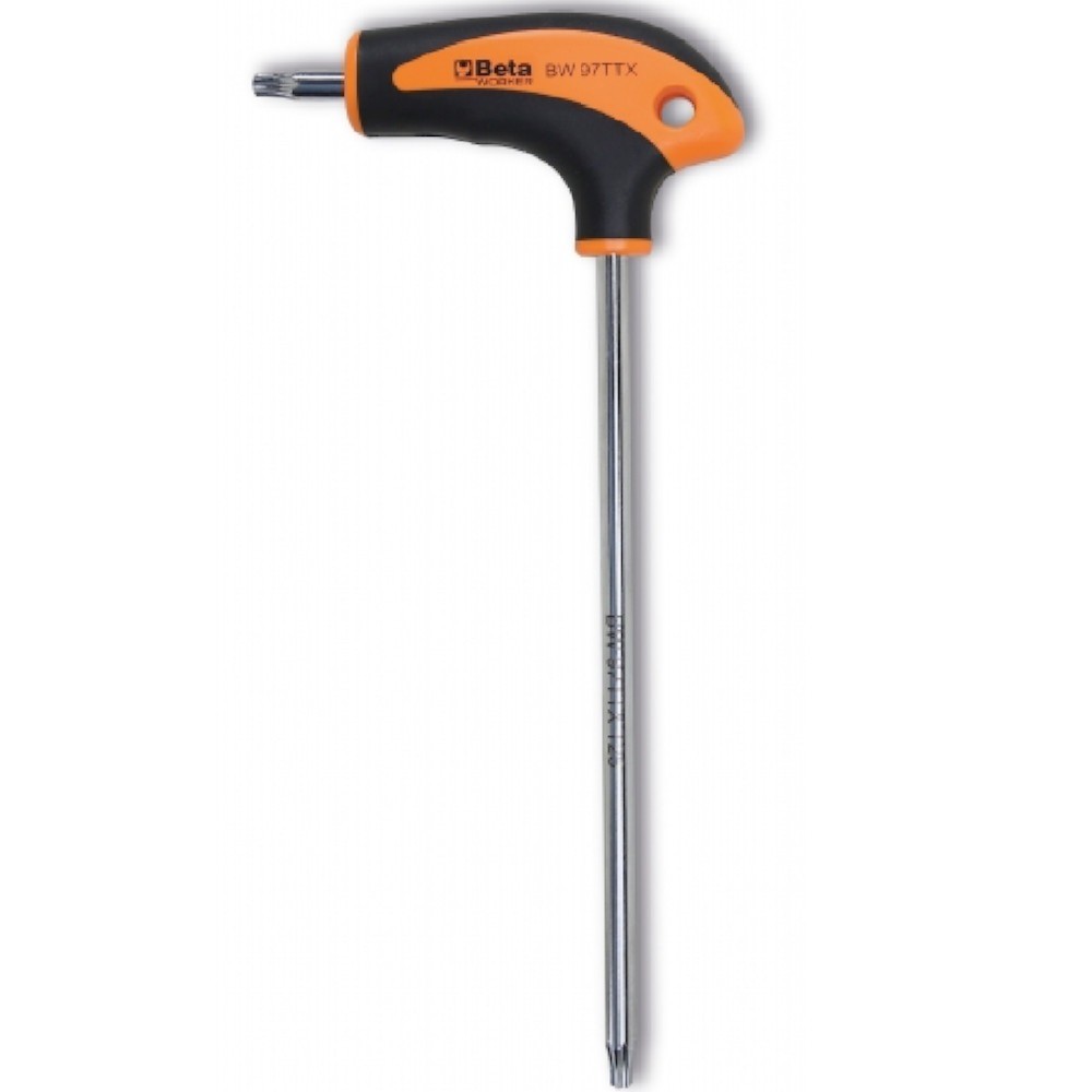 Chave hexalobular c/ guia T-25x206 mm cabo T - BW 97TTX Beta