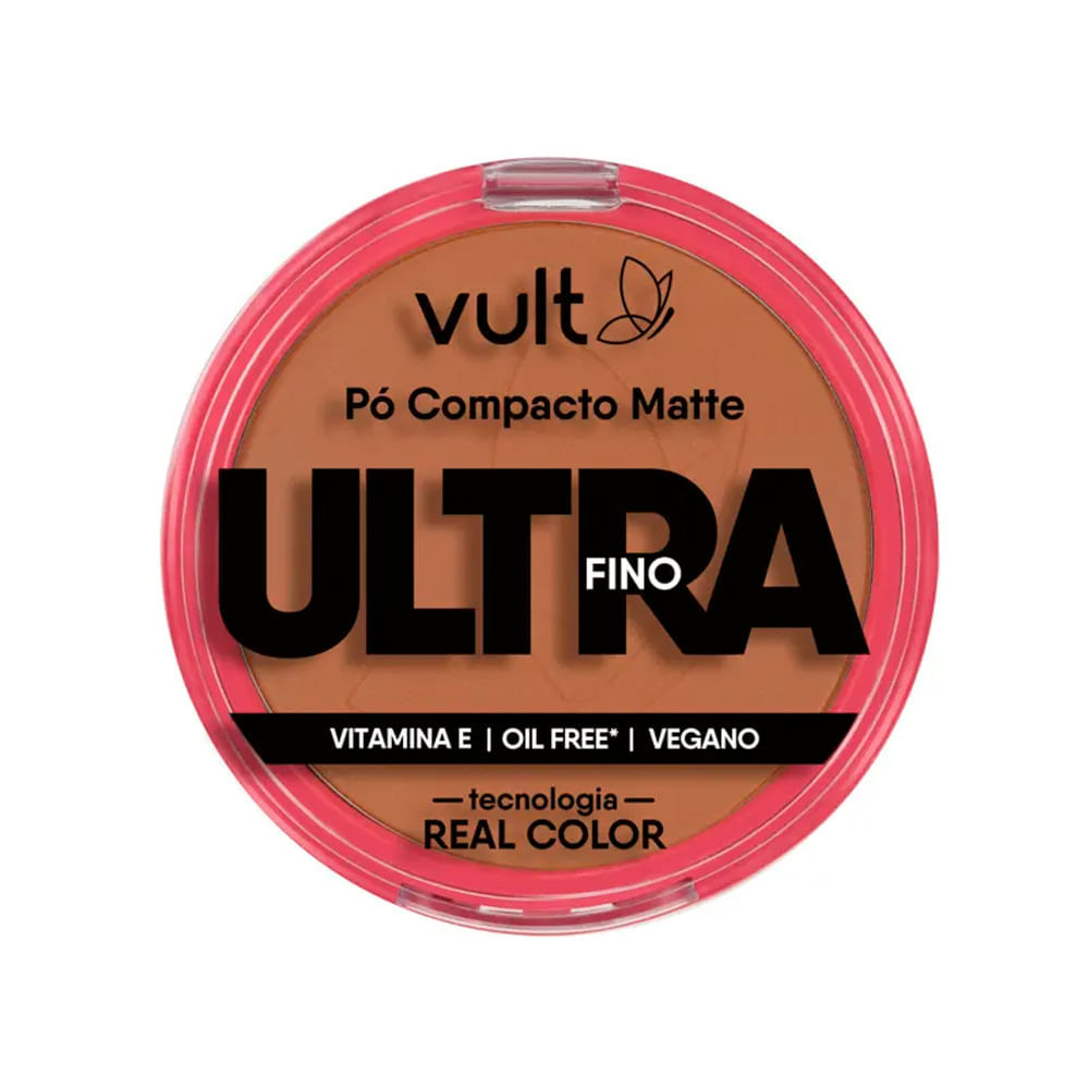 Pó Compacto Vult Matte Ultra Fino - V480 em Oferta na Shopee