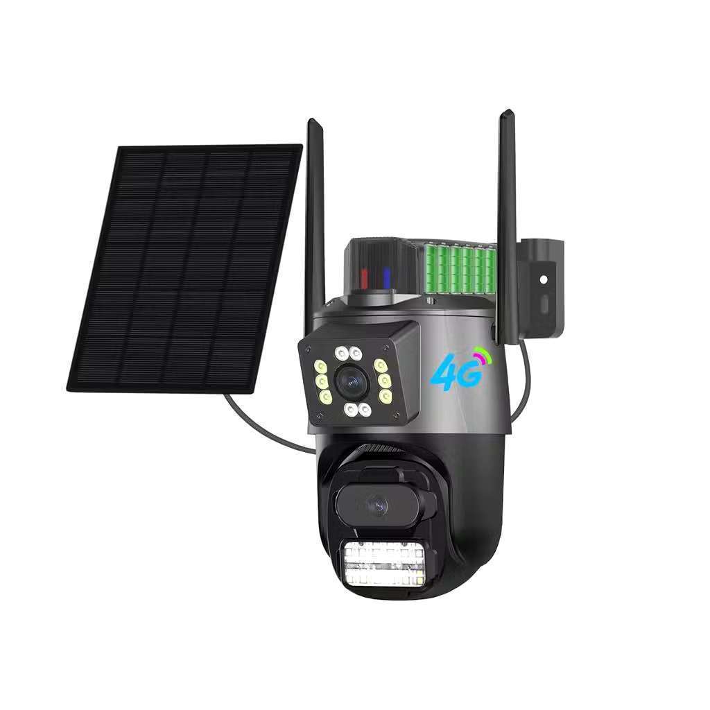 Câmera de Segurança 4G Solar com Bateria 10800mAh, IP66, PTZ 355°/90°, Detecção Humana, Áudio 2 Vias (iCSee) em Oferta na Shopee
