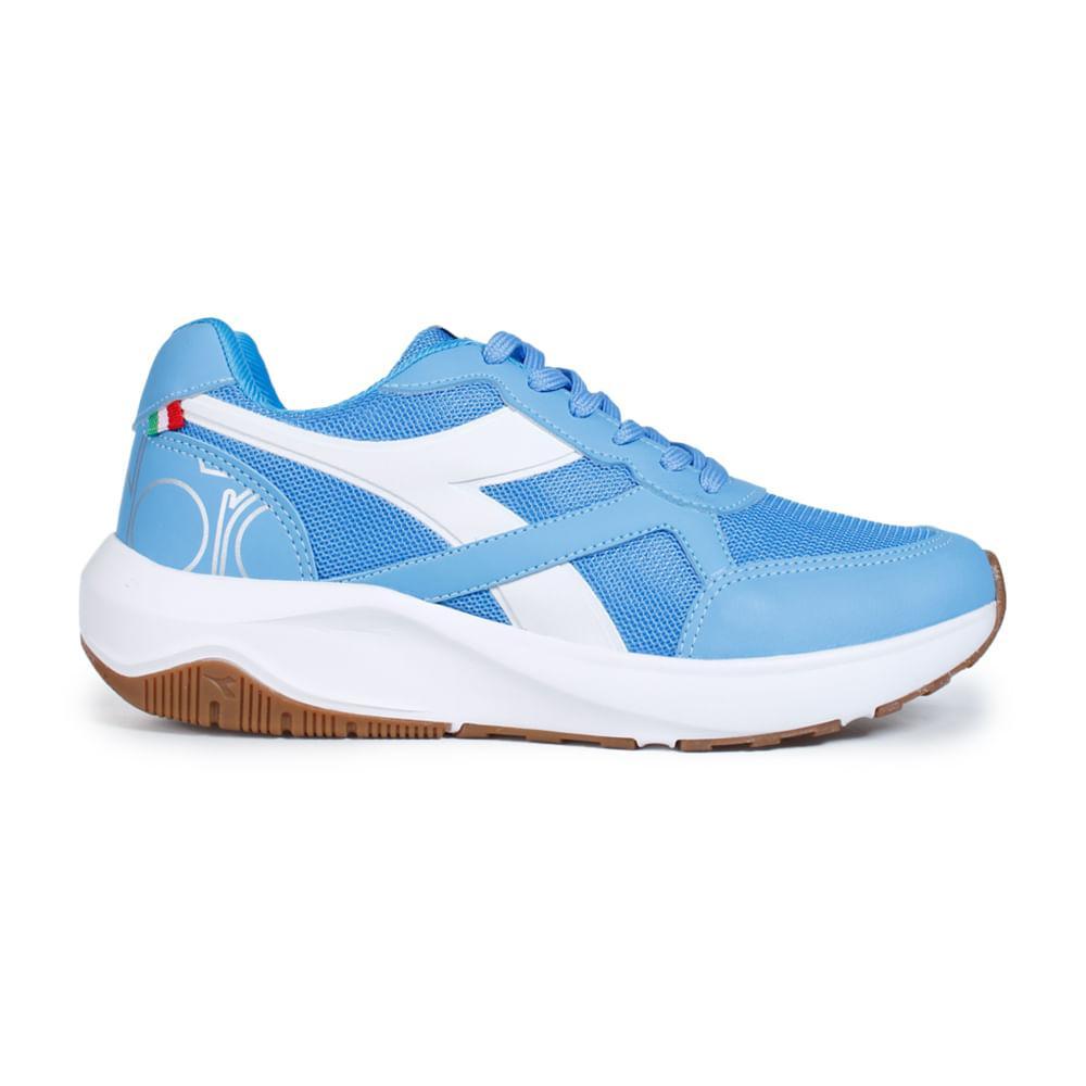 Tênis Casual Unissex Diadora Sforza Azul e Branco em Oferta na Shopee