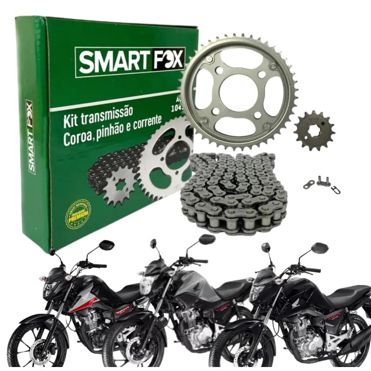 KIT RELAÇAO TITAN 160/FAN 160/START 160/CARGO 160 16-23 - SMARTFOX