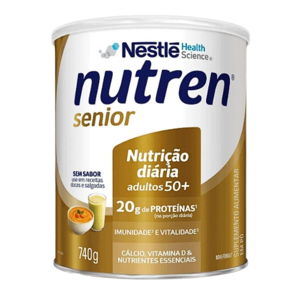 NUTREN SENIOR SEM SABOR COM 740G em Oferta na Shopee