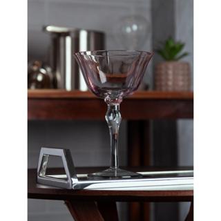 2 Taças para Vinho Lily 300ml Rosa e Cinza Vidro em Oferta na Shopee