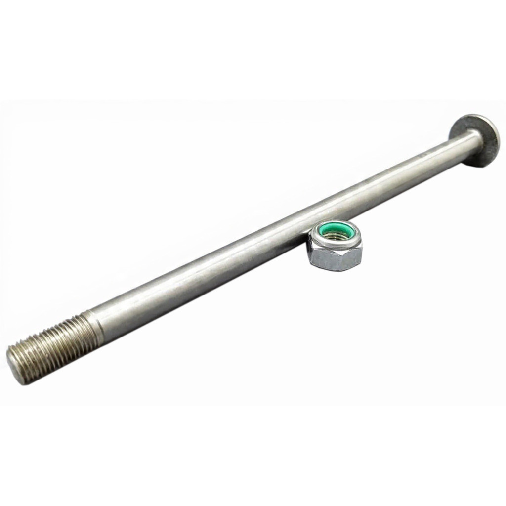 EIXO DE RODA TRASEIRA PARA YAMAHA CRYPTON 105 115 COM PORCA