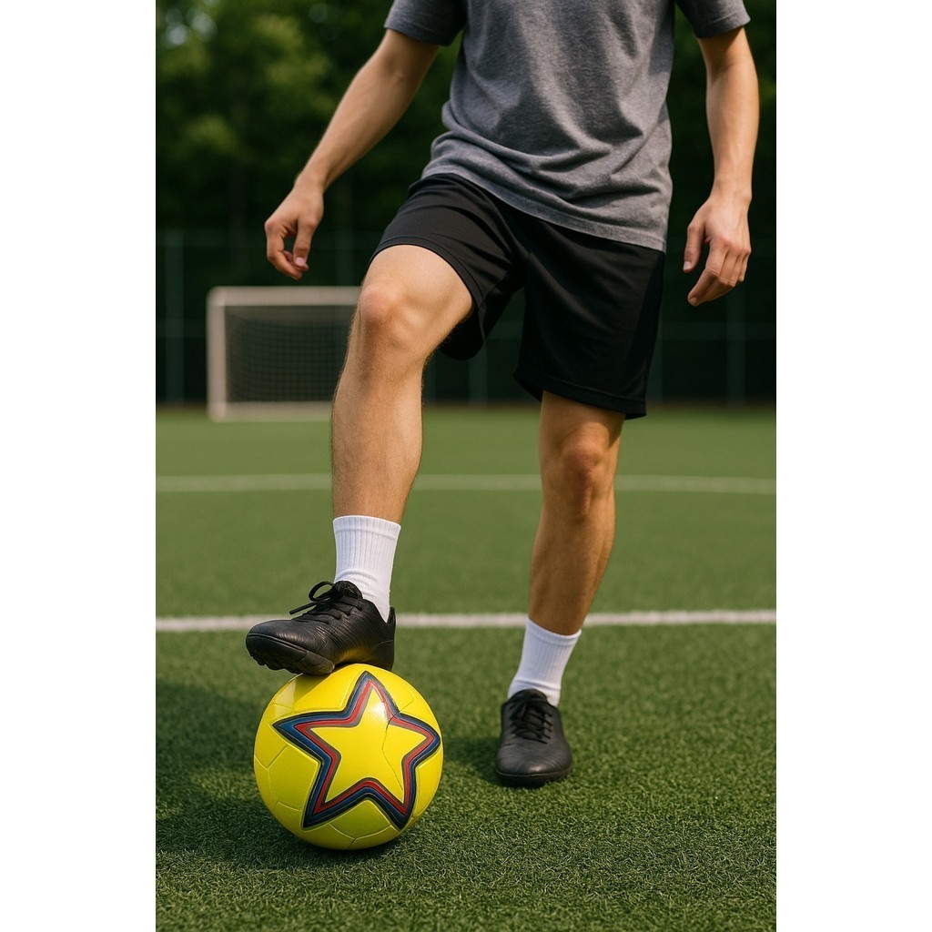 Bola Futebol Campo Society Tamanho 5 Couro Sintético Jogos Treinos Chute Forte