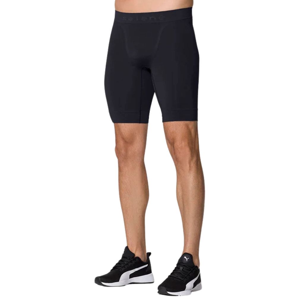 Bermuda Termica Masculina sem Costura Selene Corrida Esportiva em Oferta na Shopee