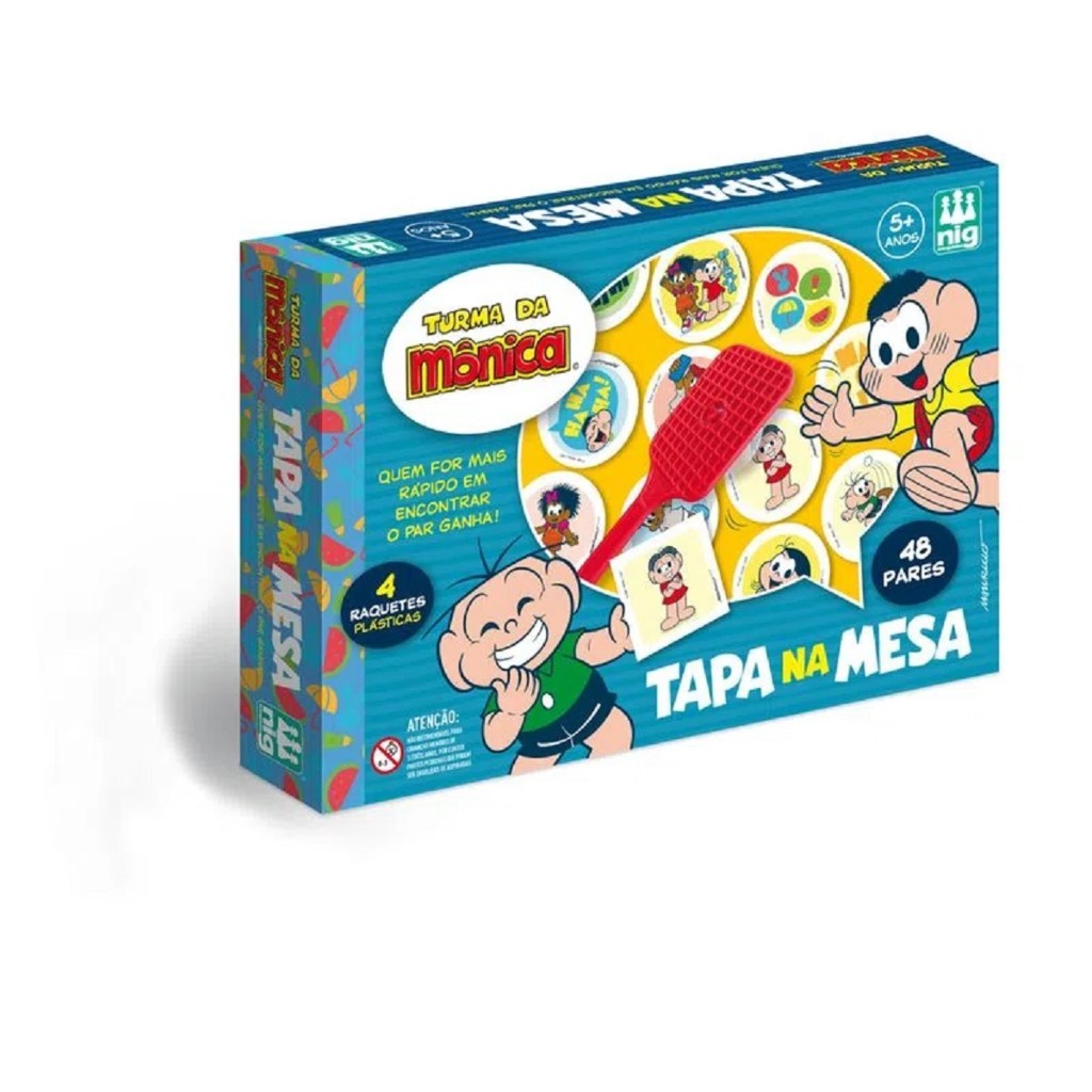 Jogo Tapa Na Mesa Turma Mônica 0781 Nig Brinquedos em Oferta na Shopee