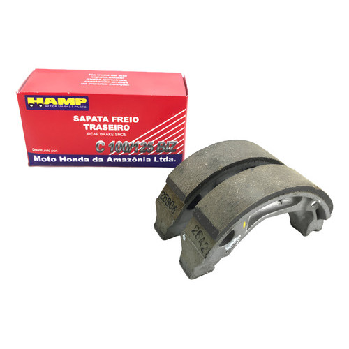 Sapata Freio Traseira Biz 100 125 Pop 100 Bros 125 150 160
