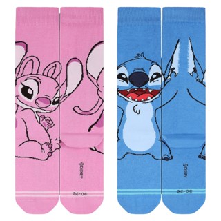 Meia Lupo Disney Lilo & Stitch Original Cano Alto Divertida Unissex Urban em Oferta na Shopee