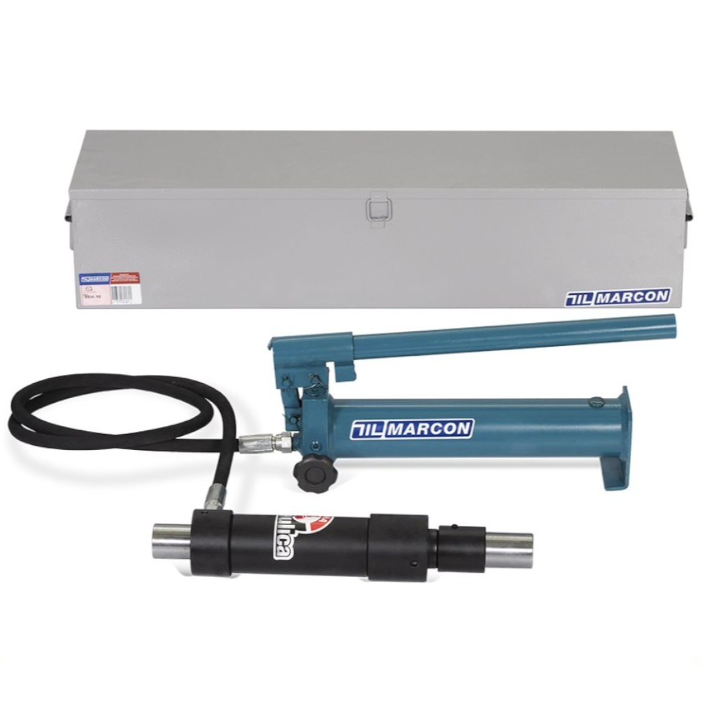 Esticador hidráulico capacidade 10 Toneladas com 11 peças - MEH-10 - Marcon em Oferta na Shopee